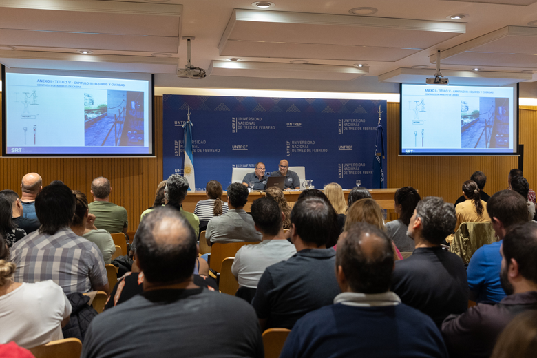 La SRT capacitó a sus inspectores en el control de la seguridad en trabajos en altura