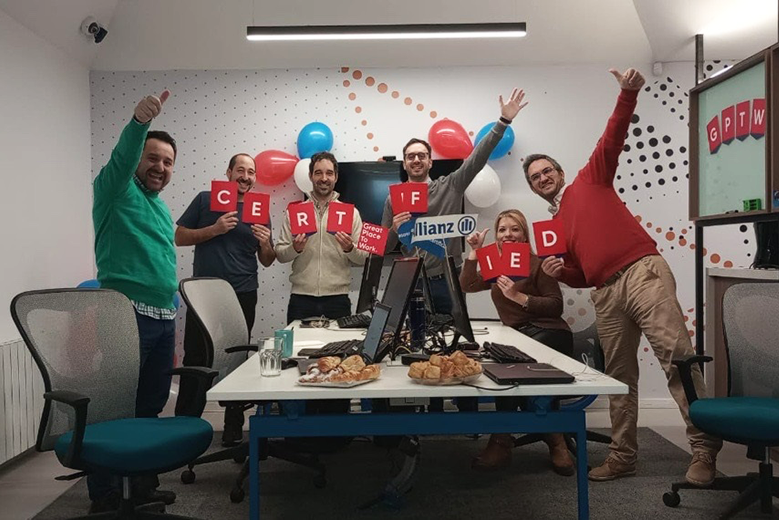 Allianz Argentina obtuvo la posición #1 en el ranking Great Place to Work, en el rubro Servicios Financieros y Seguros