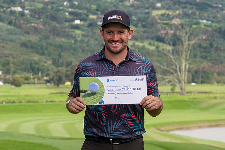 Julián Etulain fue el ganador del Zurich Argentina Reward