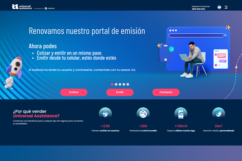Universal Assistance revoluciona el mercado con su Nuevo Portal de Emisión Web para Partners