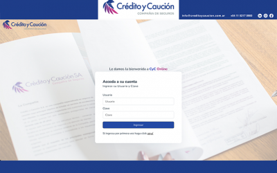 Crédito y Caución desarrolló un rediseño integral de su web transaccional