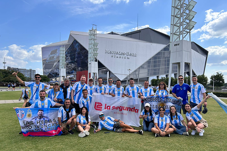 La Segunda Seguros premió a su fuerza de ventas con un viaje a la Copa América