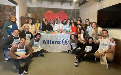 Allianz Argentina realizó una jornada de voluntariado por el Día de la Niñez