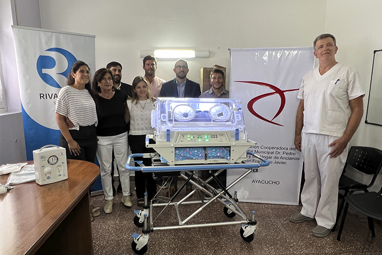 Rivadavia Fundación celebra su 40° aniversario con un valioso aporte al Hospital Solanet de Ayacucho