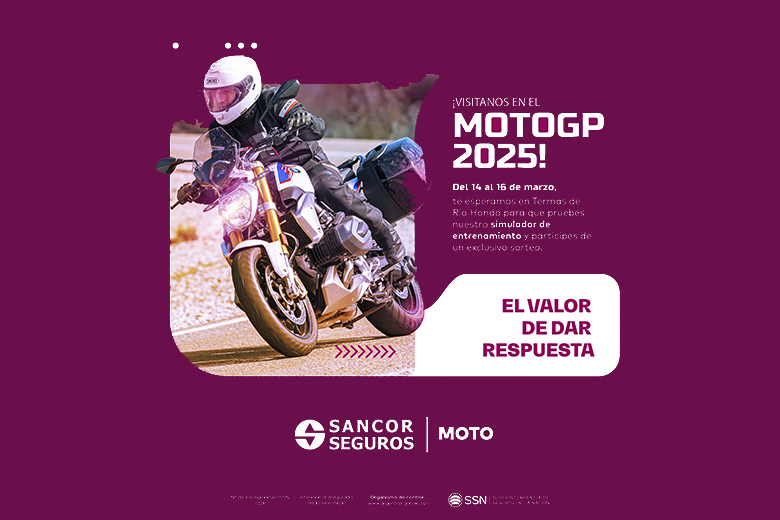 Sancor Seguros nuevamente presente en Moto GP Argentina: protección para quienes viven la moto al máximo