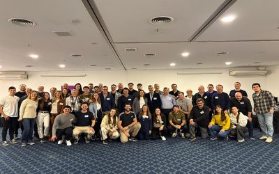Organizadores de Seguros junto a sus hijos, participaron de un encuentro sobre gestión de empresas familiares coordinado por GRUPO SANCOR SEGUROS
