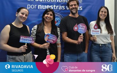 Rivadavia Seguros lanzó su campaña nacional de donación de sangre