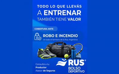 “Bolso Deportivo”: la nueva propuesta de RUS para cuidar lo que llevás al gym