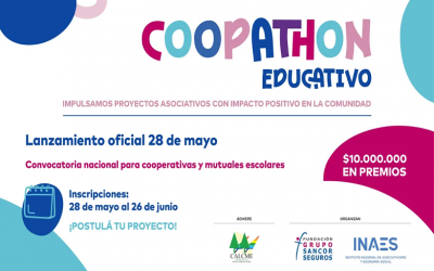 La Fundación Grupo Sancor Seguros junto a INAES lanzan el concurso COOPHATON EDUCATIVO para impulsar proyectos asociativos en escuelas de todo el país